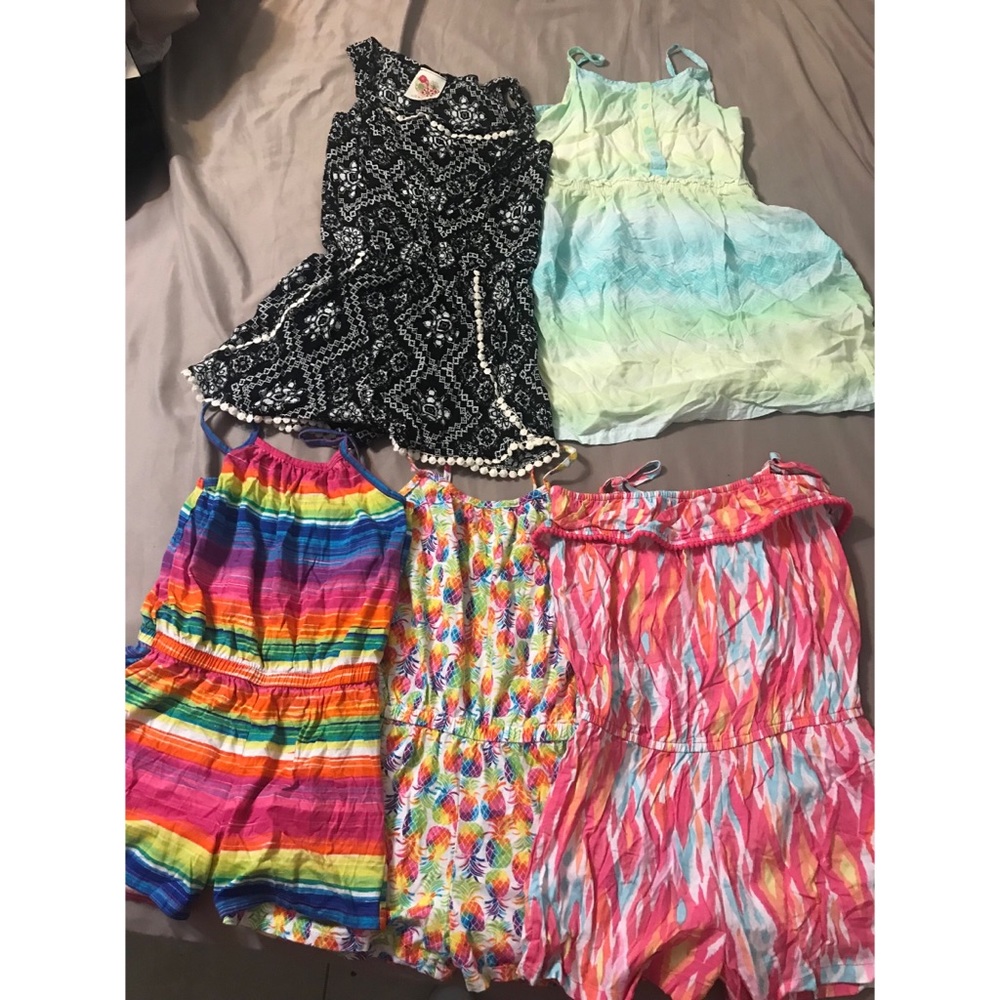 Five girls rompers/dress